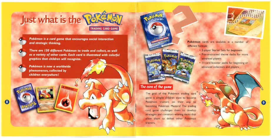 1999 Pokemon Promotion Box Promotional Booklet Fourth Page