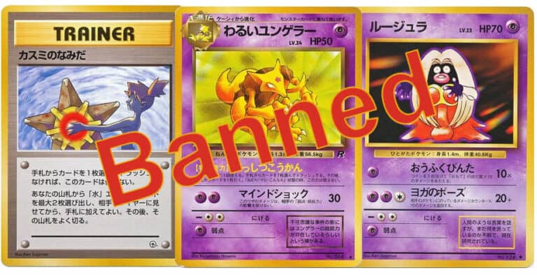 Banned Pokemon Cards 