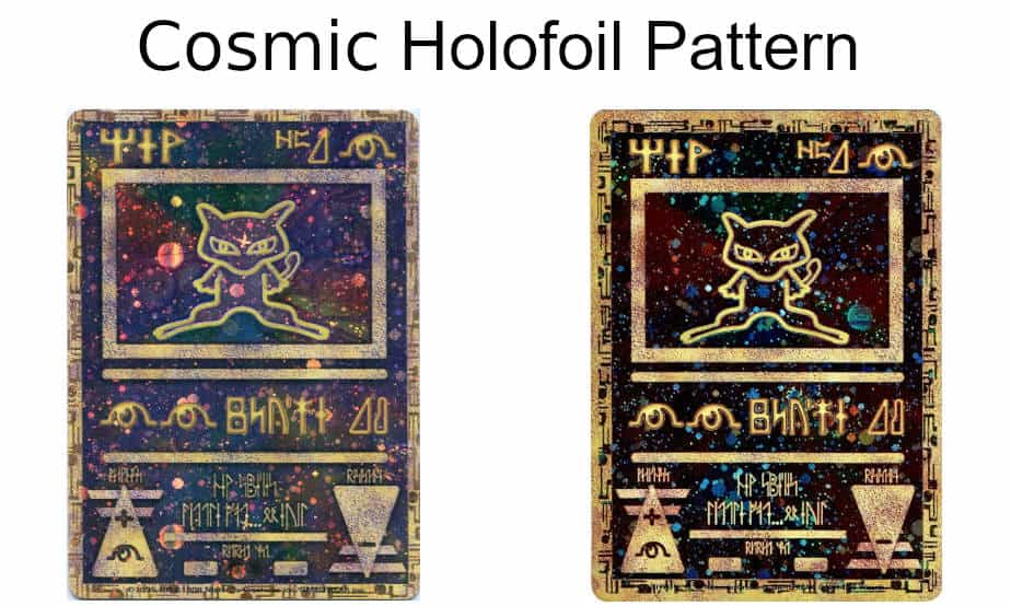 Cosmic Holofoil Pattern Ancient Mews