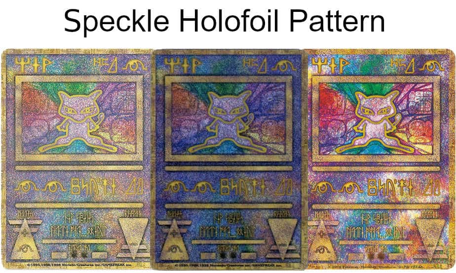 Speckle Holofoil Pattern Ancient Mews