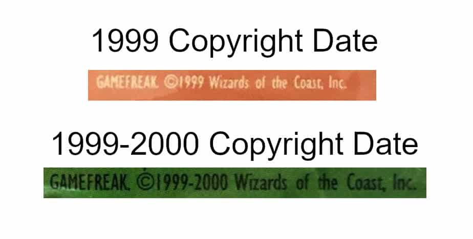 1999 Copyright Date versus 1999-2000 Copyright Date