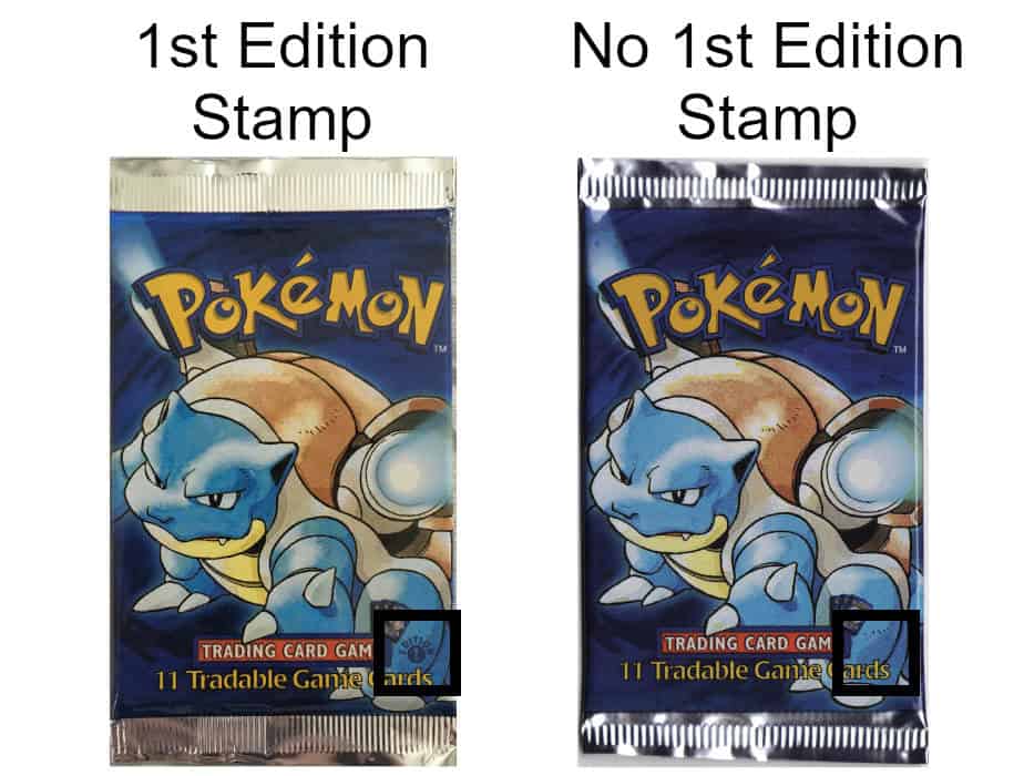 1st Edition Stamp versus No 1st Edition Stamp